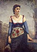 Agostina, die Italienerin Jean-Baptiste-Camille Corot